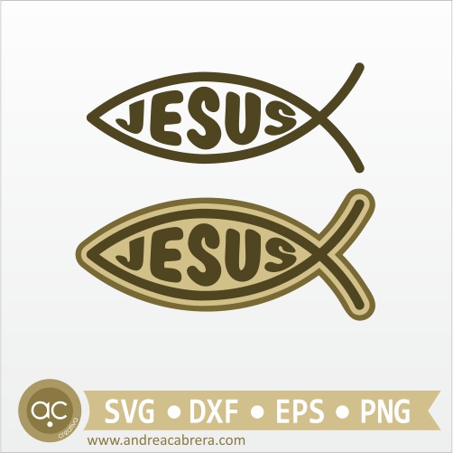 Jesús en símbolo pez cristiano