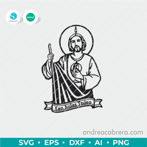 Vector San judas Tadeo versión busto