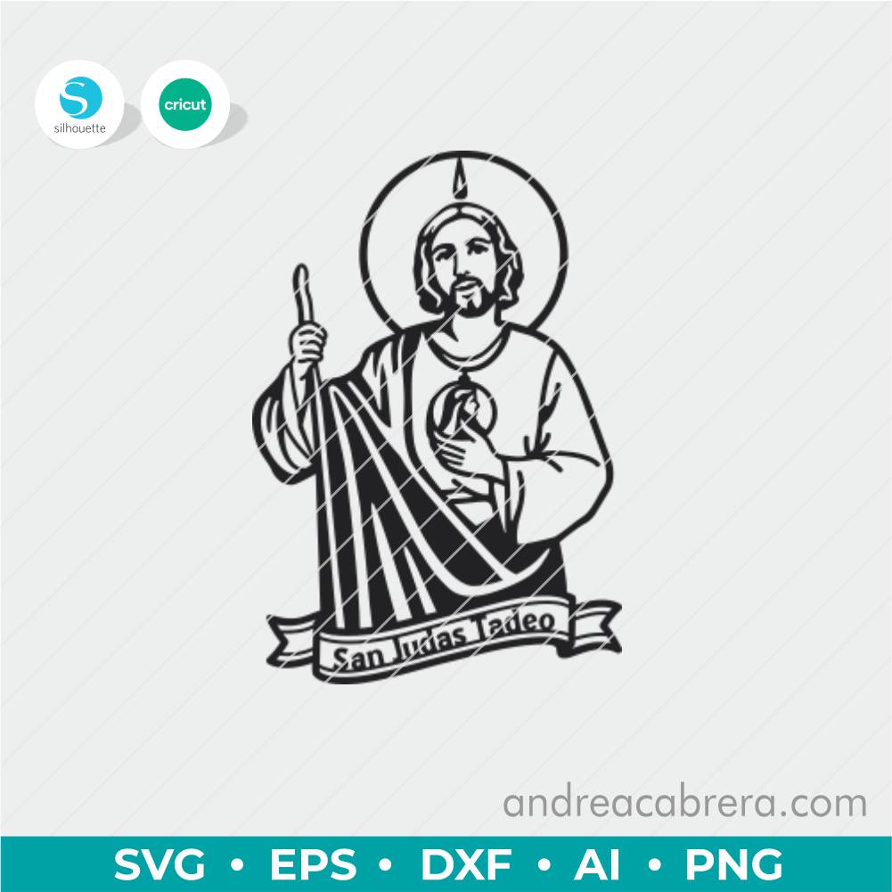 Vector San judas Tadeo versión busto