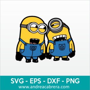 Vector minions riendose entre ellos