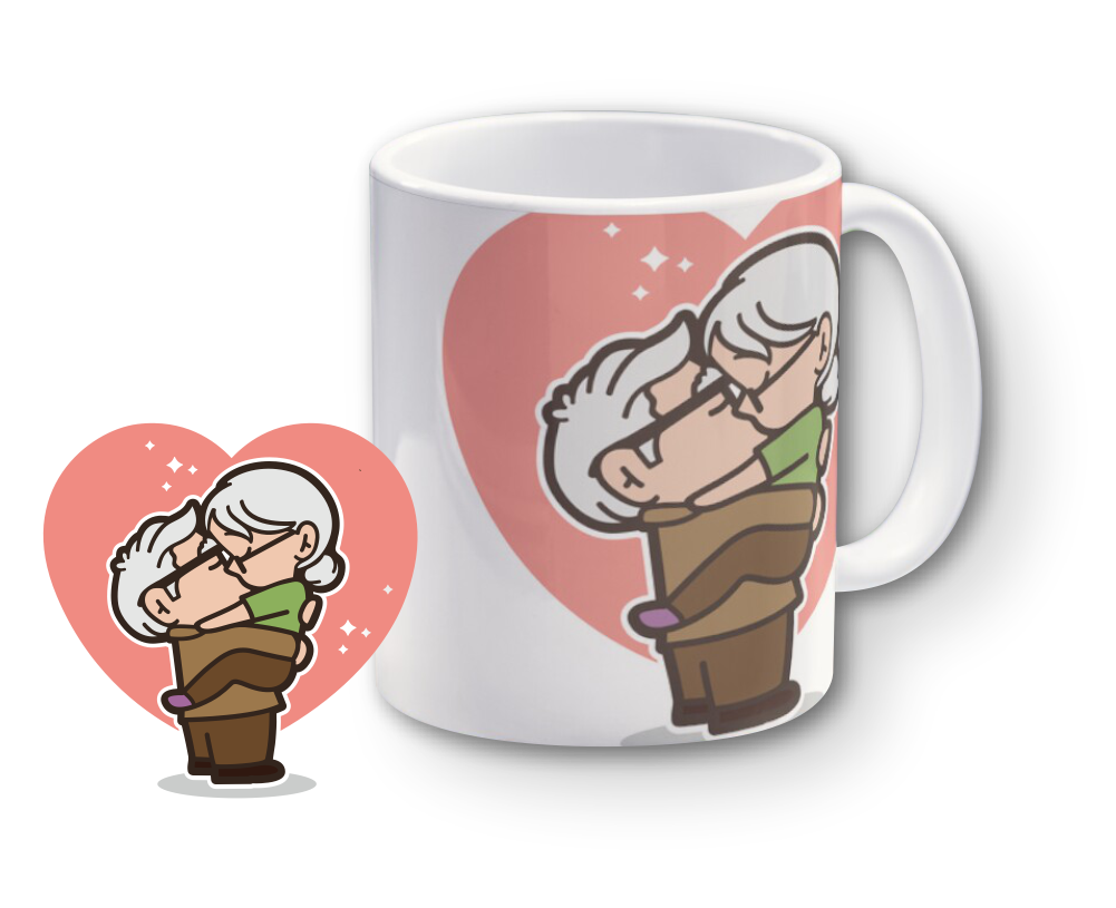 Diseño personalizado en una taza