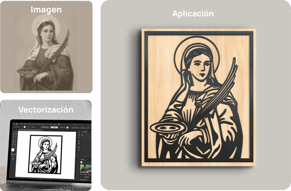 servicio de vectorización imágenes desde el boceto hasta el proyecto