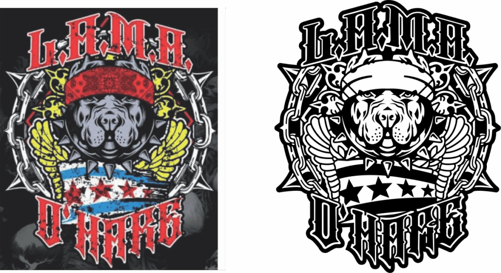 vectorización de estampado