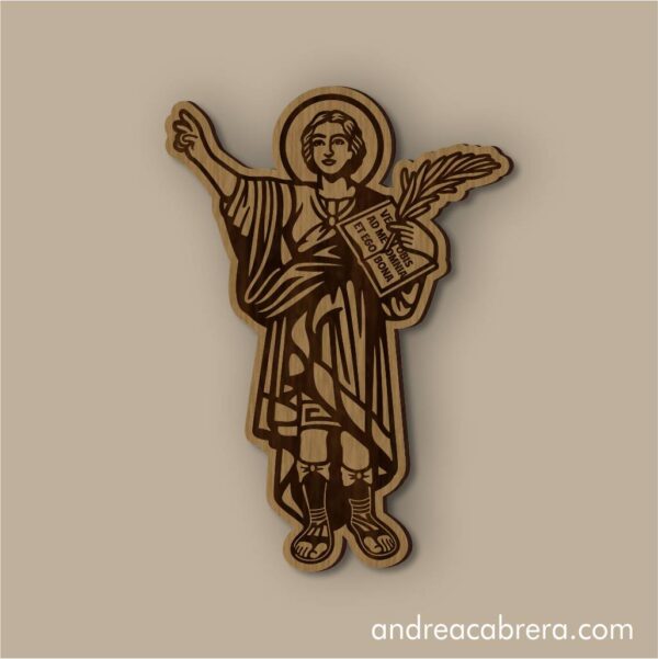 San Pancracio de Roma Vector SVG para grabado, corte e impresión - Image 2