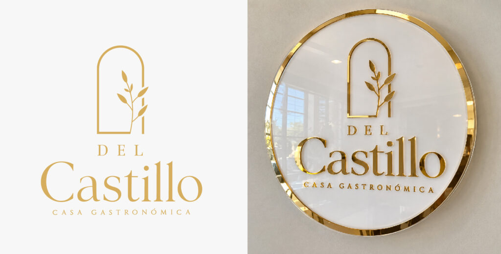 vectorización de logotipo para letrero de acrílico