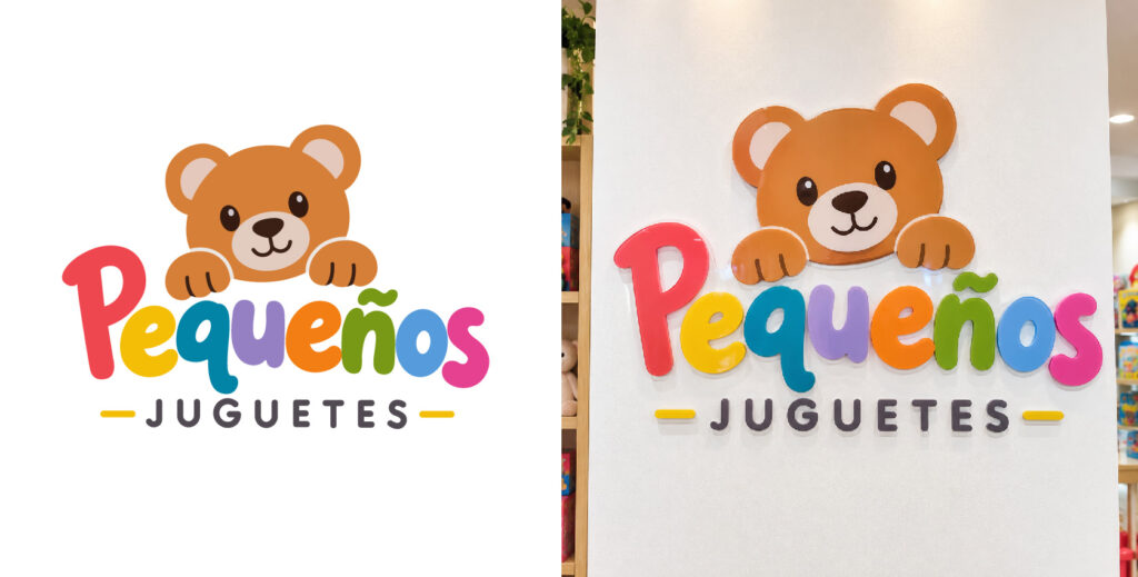 vectorización de logotipo para letrero de acrílico