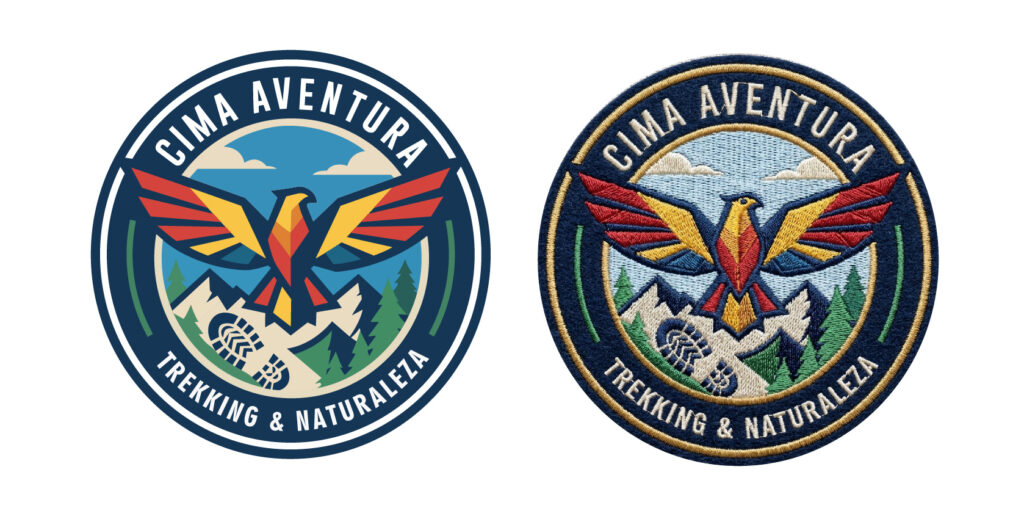 vectorización de logotipo para bordado