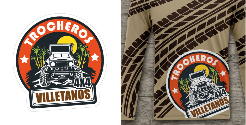 vectorización de logotipo para impresión textil