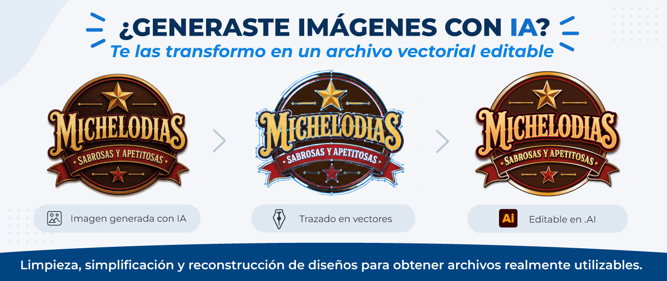 Vectorización de imágenes generadas con IA