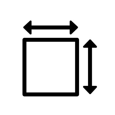 iconos tamaño