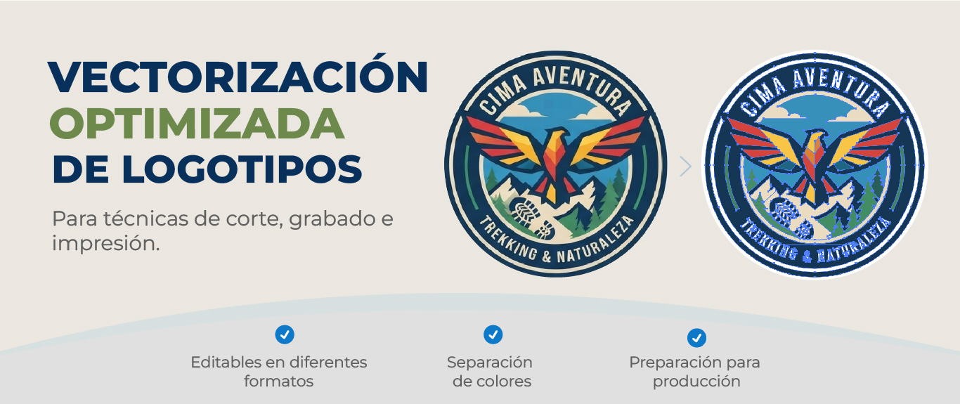 vectorización de logotipos