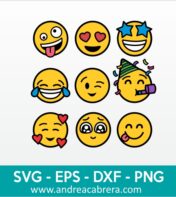 Archivo vectorial emoticones SVG DXF EPS PNG